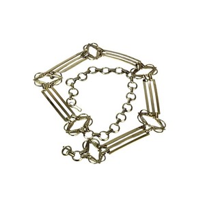 Motion East Silver Chain Statement Belt Butterfly Beetle Charms Butterfly Chain Belt | eBay main image 3