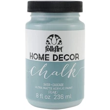 FolkArt Home Decor Chalk Paint 8oz-Cascade