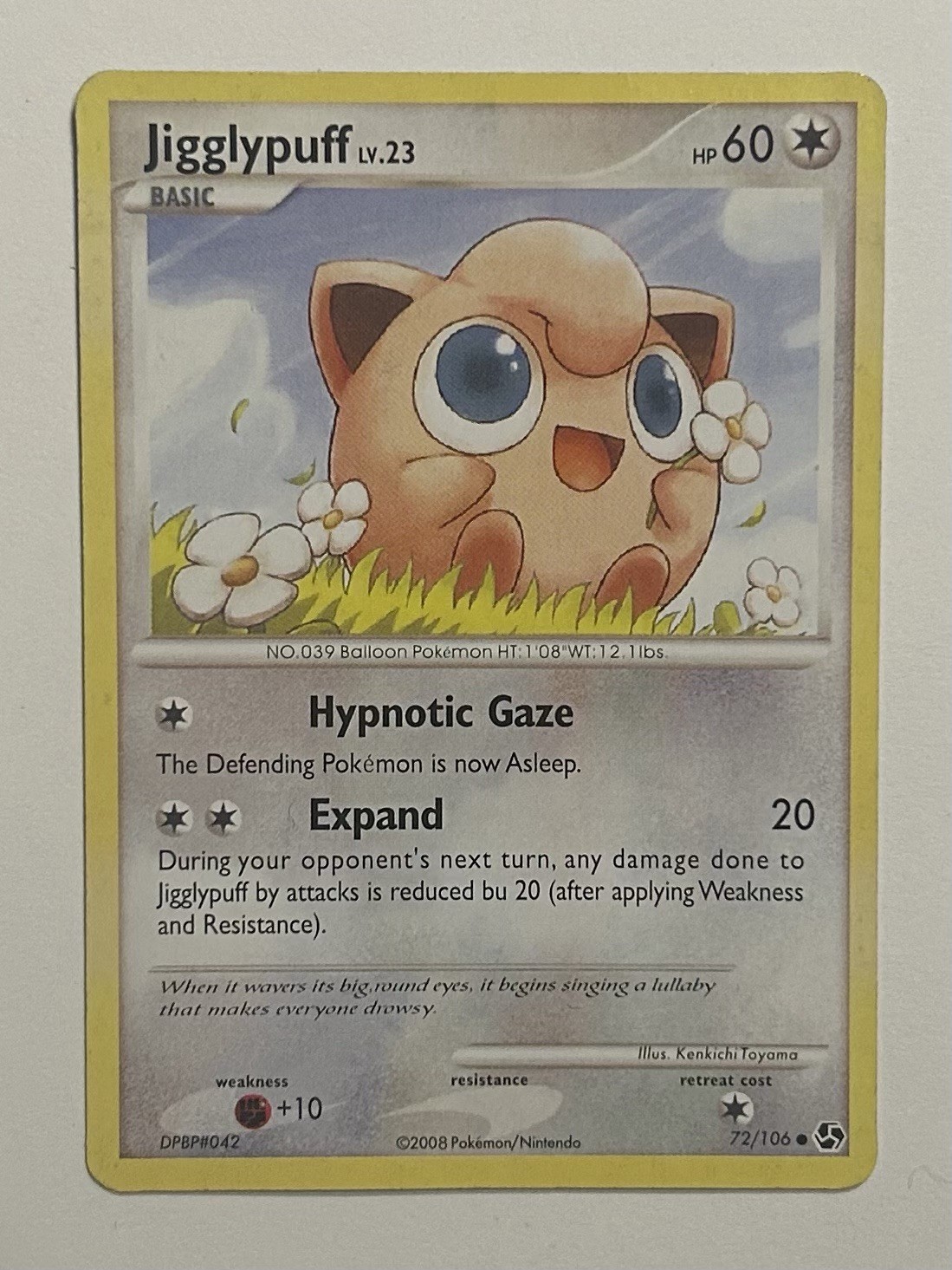 Pokémon Jigglypuff Great Encounters Card 72/106 Regular