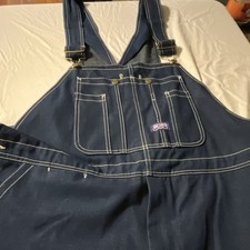 Big Smith Men s Blue Denim Cotton Work Bib Overalls Size 48 x 30 NEW W/O TAGS