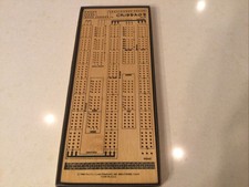 Vintage 1969 Pacific Game Cribbage Board. No. 720.