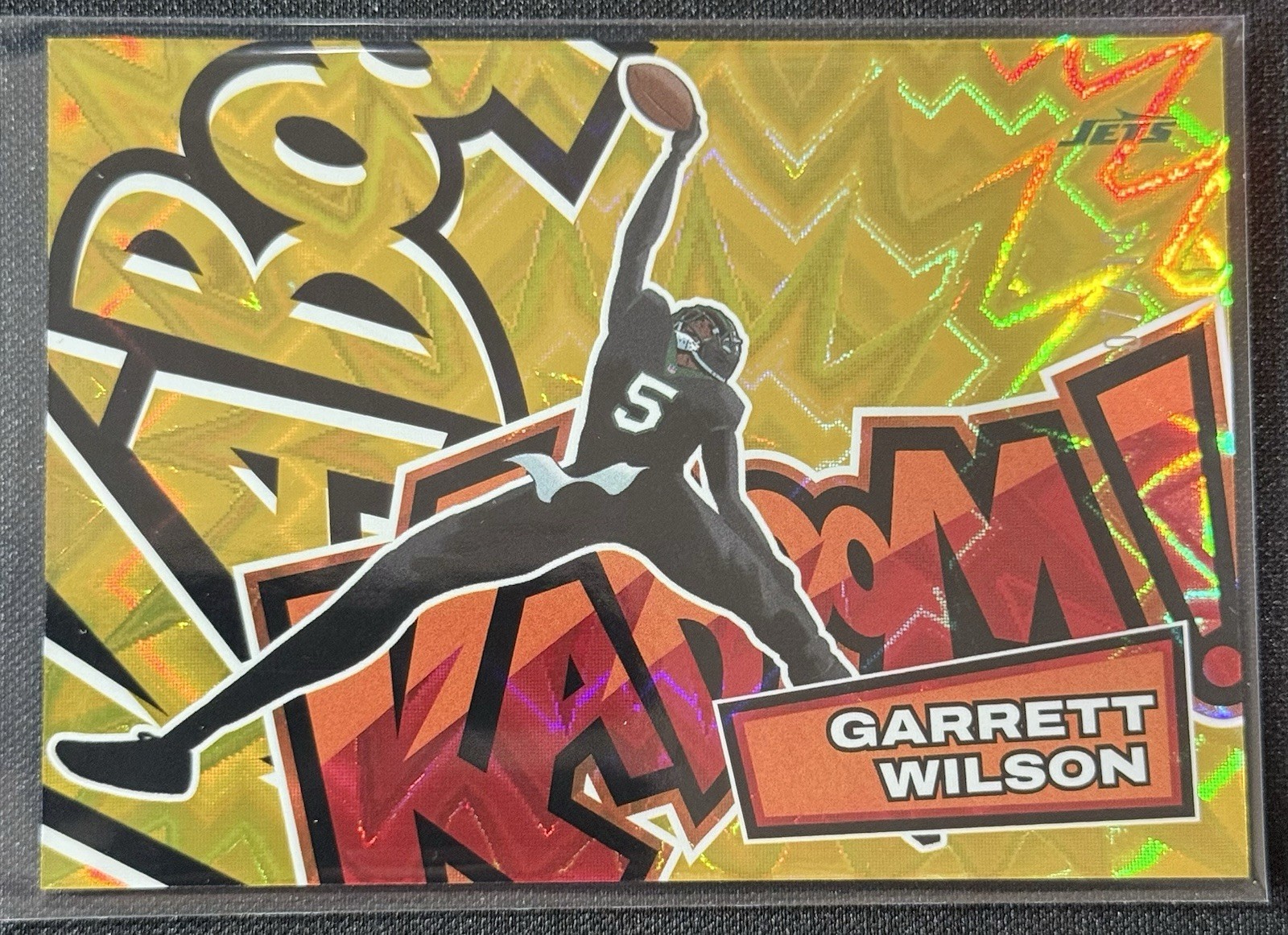 2025 Absolute Garrett Wilson Gold Kaboom /10 Jets