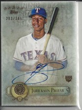 2013 Topps Five Star Jurickson Profar Autograph /386 Padres RC Rare B847