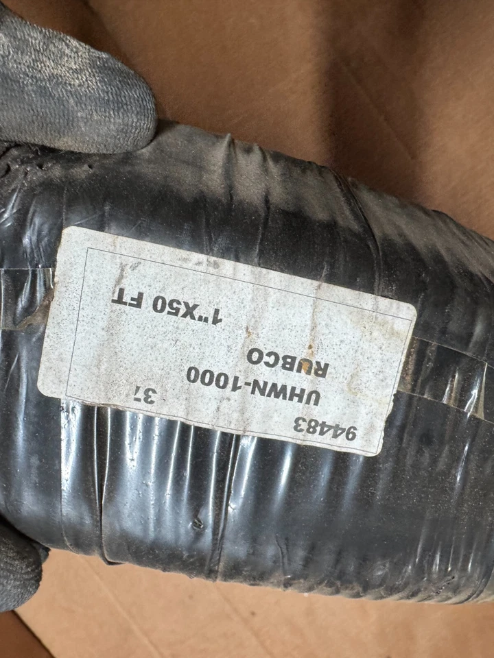 RUBCO UHMW-1000 1" x 50 ft Chemical Transfer Hose LP Gas Propane Air Line - Image 3 of 3