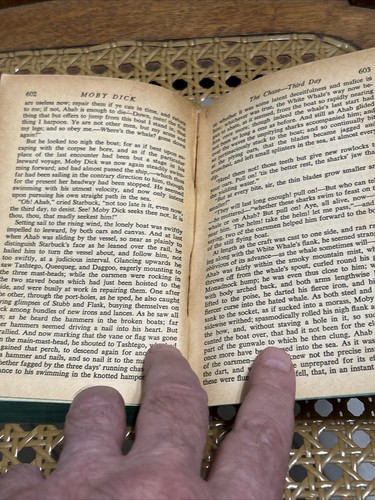 VTG 1963 Herman Melville Moby Dick Complete And On A Bridged Dell 4th printing - Picture 11 of 12