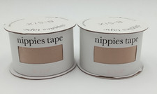 Lot of 2 - B-SIX Nippies Tape Color Creme 2x5.5 Yards Brand New