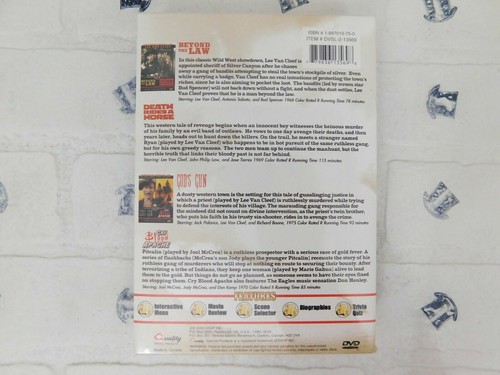Western Heroes - 4 Movie DVD Set Lee Van Cleef Jack Palance Beyond The Law - New - Picture 3 of 4