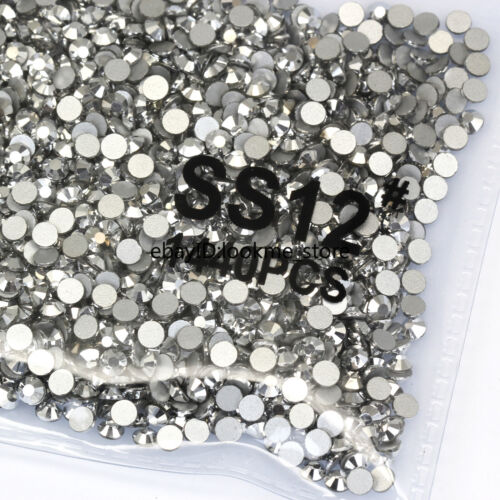 1440pcs 3mm ss12 Crystal Glass Flatback Rhinestones Gems Nail Art Crafts Beads - Picture 71 of 81