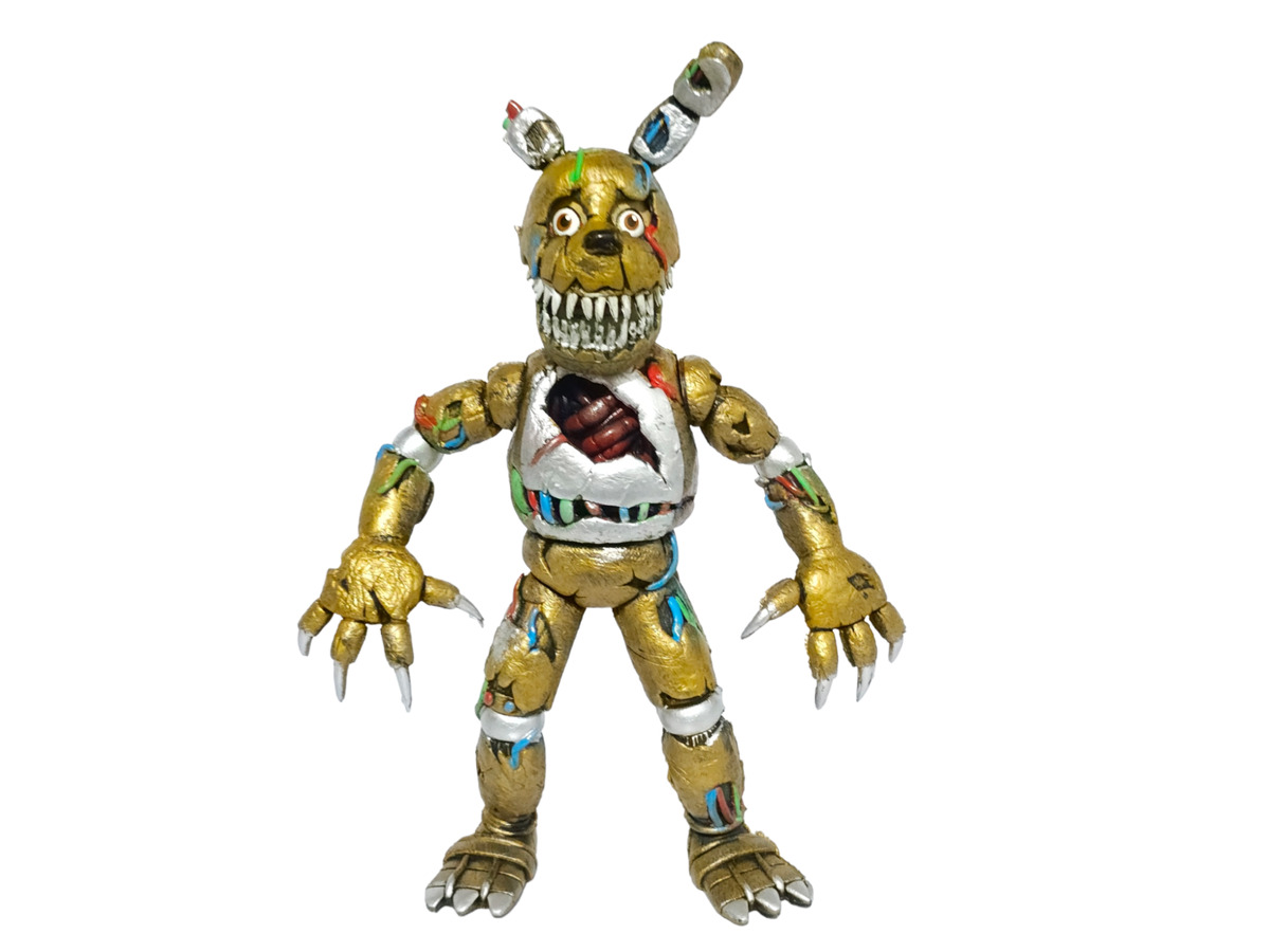 TOY FIGURE MEXICAN FIVE NIGHTS AT FREDDY 'ANIMATRONICS TWISTED springtrap