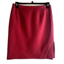 GianFranco Ferre Studio 100 Virgin Wool Made in Italy Pencil Skirt Size 10 Pink