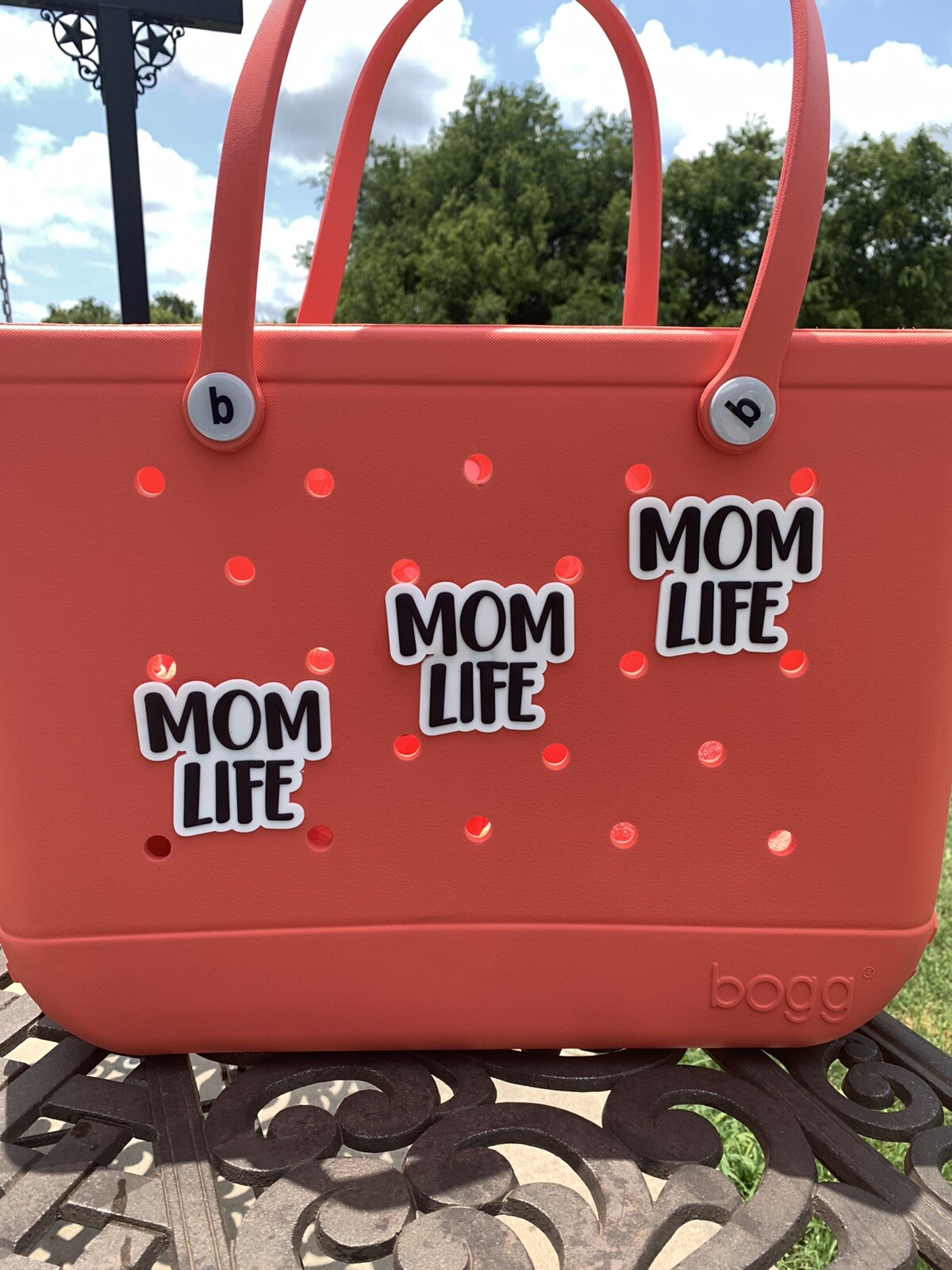 mom life bogg bag charm