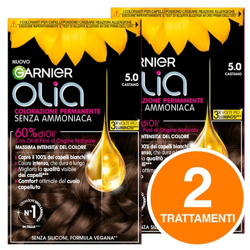 Garnier Olia Tinta Capelli Colorazione Permanente Trattamento Senza Ammoniaca - Foto 10 di 27