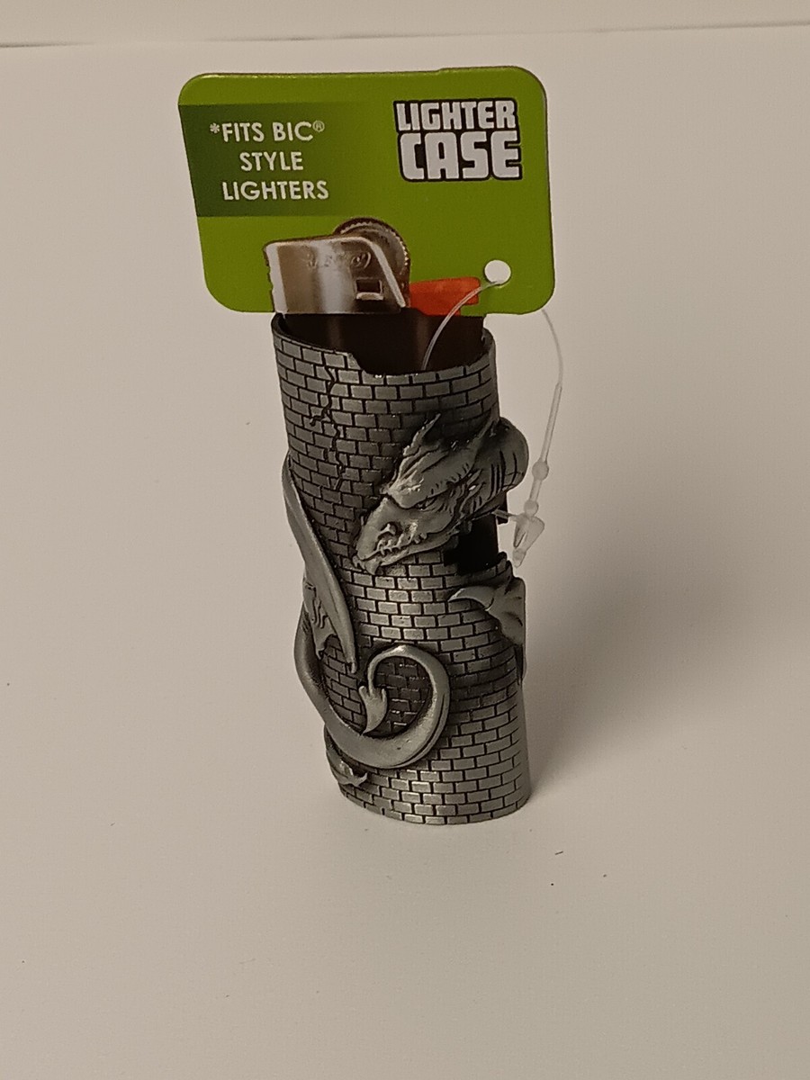 Smokezilla Lighter Case, Matte Black or Pewter, with Bottle Opener
