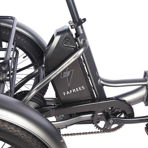Fafrees F20 Mate Elektro Dreirad 20 Zoll E-Bike 500W 3 Räder Fahrrad mit Korb - Bild 10 von 12