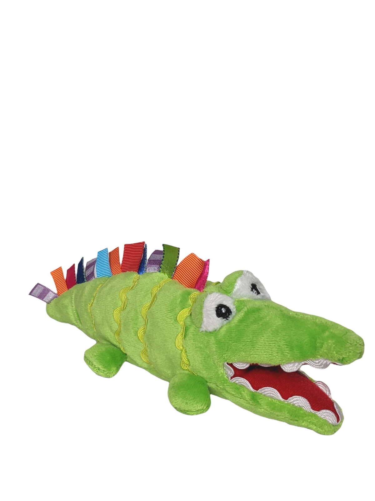 Baby Gund Color Fun Argy Alligator Crinkle Baby Stuffed Animal Toy 8.5