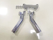 CNC 6.5" Handlebar Riser Clamp 1" Bar For Harley Softail Deluxe FLSTN Dyna FXDF