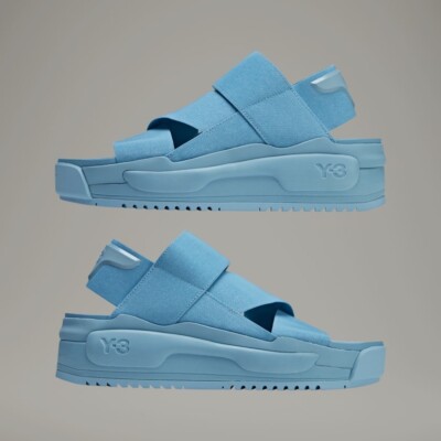 Adidas Y-3 Yamamoto Rivalry Sandals Shoes Teal Blue Men