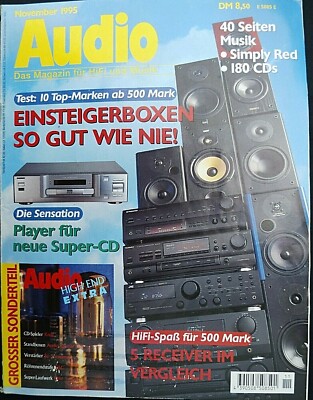 AUDIO 11/95,REPORT SIMPLY RED,SAC 50T,KRELL KPS 20i,AUDIO QUASAR CAPPELLA MAGICA