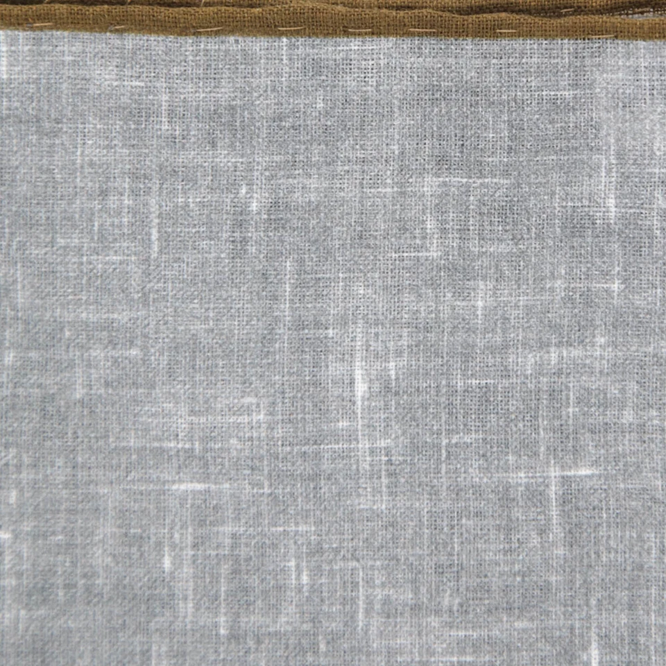 Fiori Di Lusso Gray Solid Linen Pocket Square - 12 3/8" x 12 3/8" (827) - Image 3 of 4