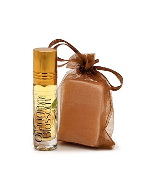 EQUAL EARTH Orangenblüten Parfum Set Öl Block Duft Natur Vegan Marokko