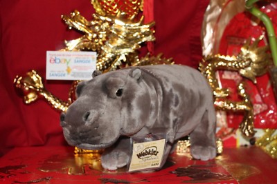 WEBKINZ SIGNATURE HIPPOPOTAMUS THE HIPPO-COMES WITH SEALED CODE