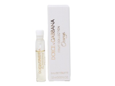 D&G DOLCE GABBANA FRUIT COLLECTION ORANGE x COLOGNE
