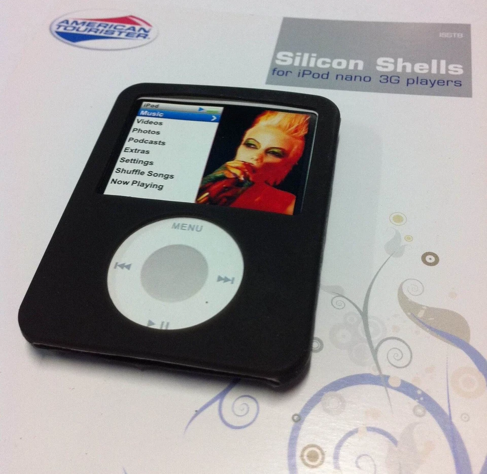 New American Tourister Silicone Shell Case for iPod Nano 3G players - Black - Image 2 of 4
