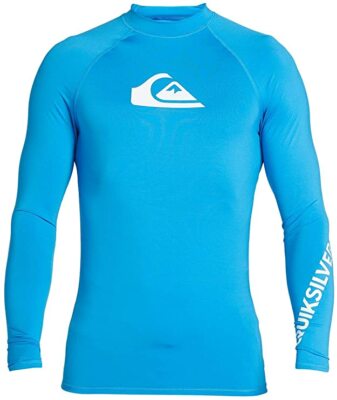 Quiksilver Men All Time Long Sleeve Upf 50 Rash Vest, XL Herren UK, Farbe: Blithe