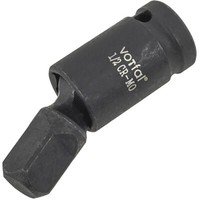 "Kraft Kugelgelenk 1/2\" Gelenk Adapter Schlagschrauber Kardangelenk Nuss Cr-Mo"