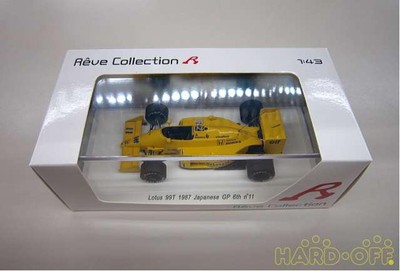 Rêve Collection Lotus 99T Japanese GP Reve Collection R70184 Lotus 99T 1987 Japan Gp 11 Satoru