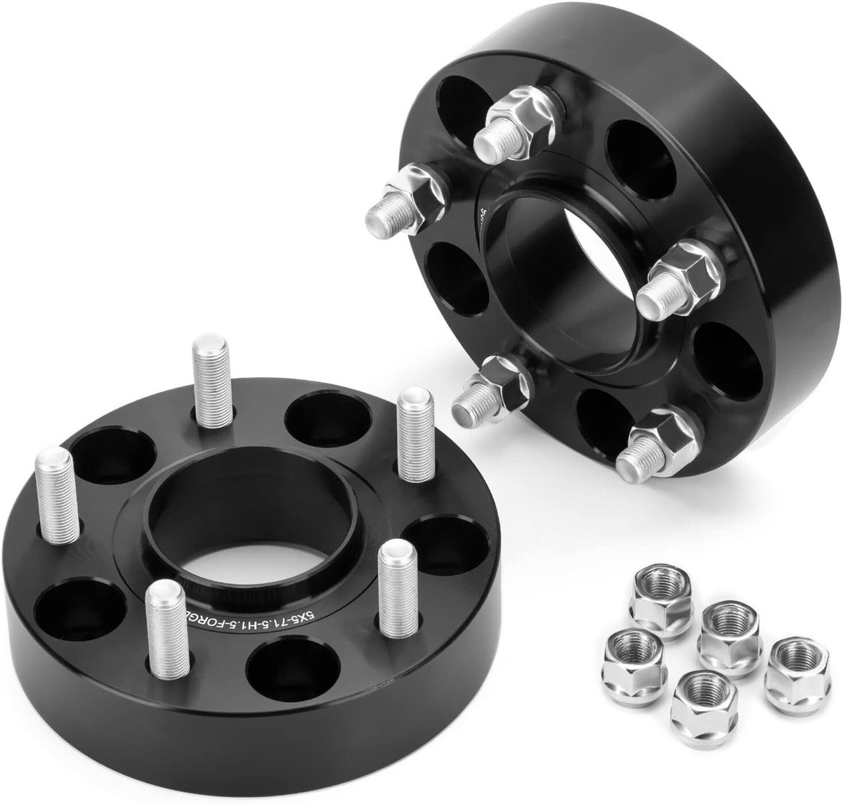 1\" / 1.5\" / 2\" Hubcentric Wheel Spacers – 5x5 Bolt Pattern For Jeep Wrangler & Grand Cherokee 8 thumbnail image