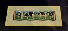 NEW - HANDPAINTED - DAIRY LINE - BY LIZ GOODRICK DILLON NEEDLEPOINT CANVAS
