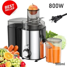 800W Electric Juicer Fruit Vegetable Blender Juice Extractor Citrus Machine New