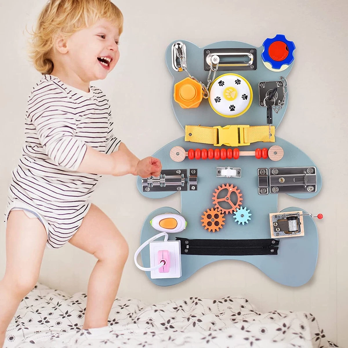 Baby activity hotsell board wooden