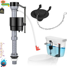 Toilet Flusher Replacement Kit, Water-Saving Height Adjustable Fill Valve, 2-I