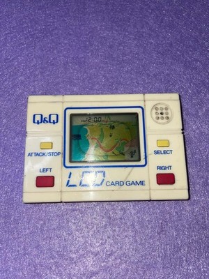 Q&Q LCD Card Game - Treasure Island 1984 Vintage Japanese Handheld CG-4 WORKING
