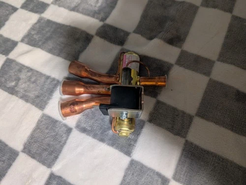 Sanhua 4-Way Reversing Valve SHF-4A Solenoid Coil 24V HVAC Heat Pump AC Unit NEW