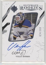 2017-18 Ultimate Collection Rookies 74/399 Ville Husso #60 Auto 1t6s