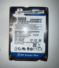 Western Digital WD Scorpio Blue WD5000BPVT 500GB 2.5in SATA 5400RPM 8MB HDD