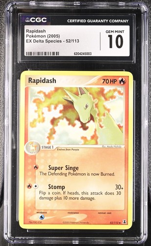 Rapidash graded CGC 10 for sale on eBay