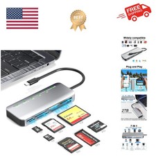Memory Stick Pro Duo Card Reader, 7 in1 Memory Stick Pro Duo Adapter USB C fo...