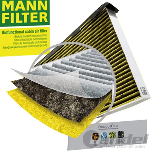 Mann Kit D'Inspection Convient pour 1.2/1.4 TSI VW Polo 6R Skoda Fabia 3 Audi, - Photo 4/12