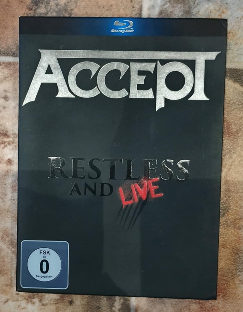 ACCEPT - RESTLESS AND LIVE - BLU RAY + 2 x CD SET