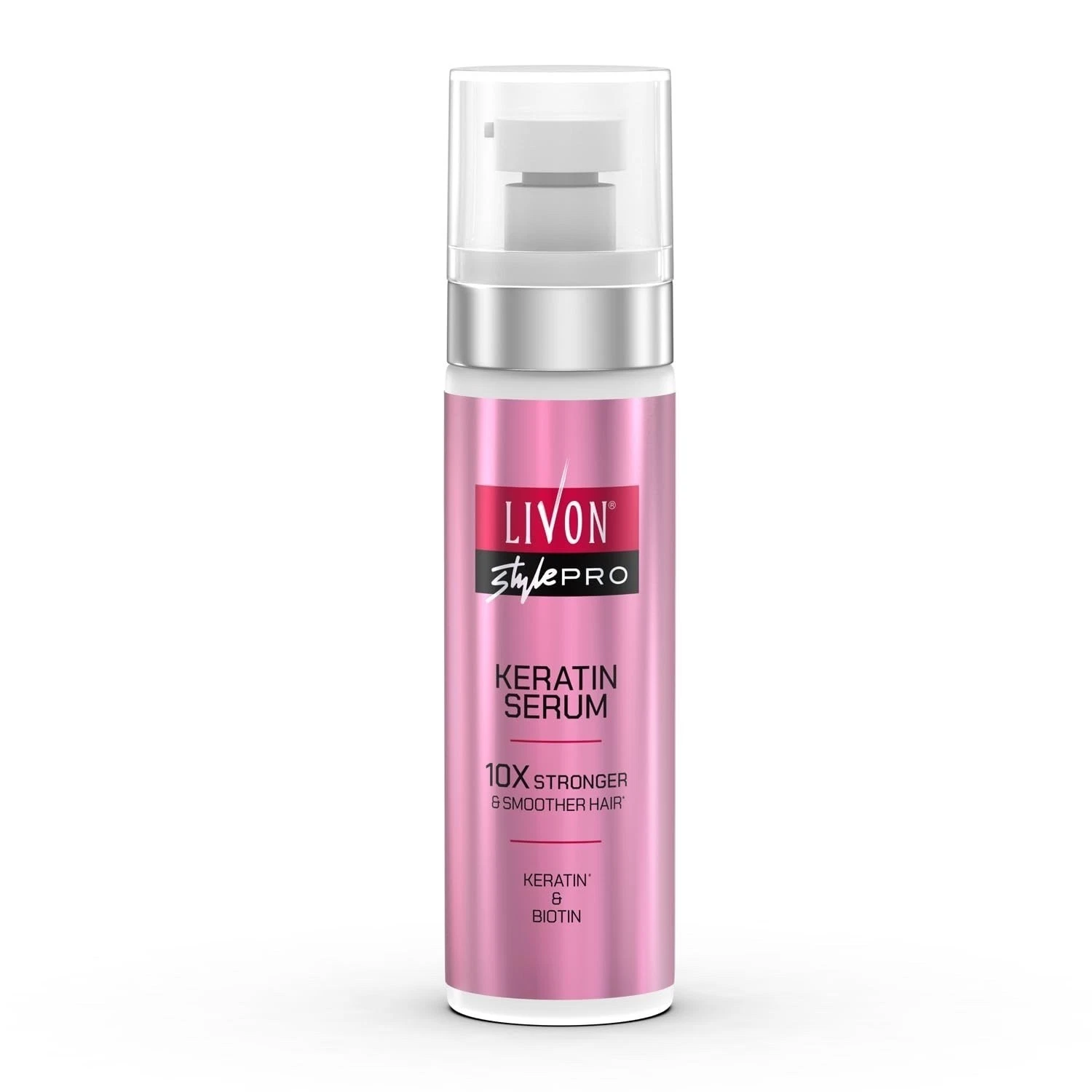 2 X 100 mlLivon Style Pro Keratin Hair Serum Women 10X Stronger & Smoother Hair