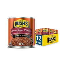 16 oz Canned Brown Sugar Hickory Baked Beans, Source of Plant Based Protein and