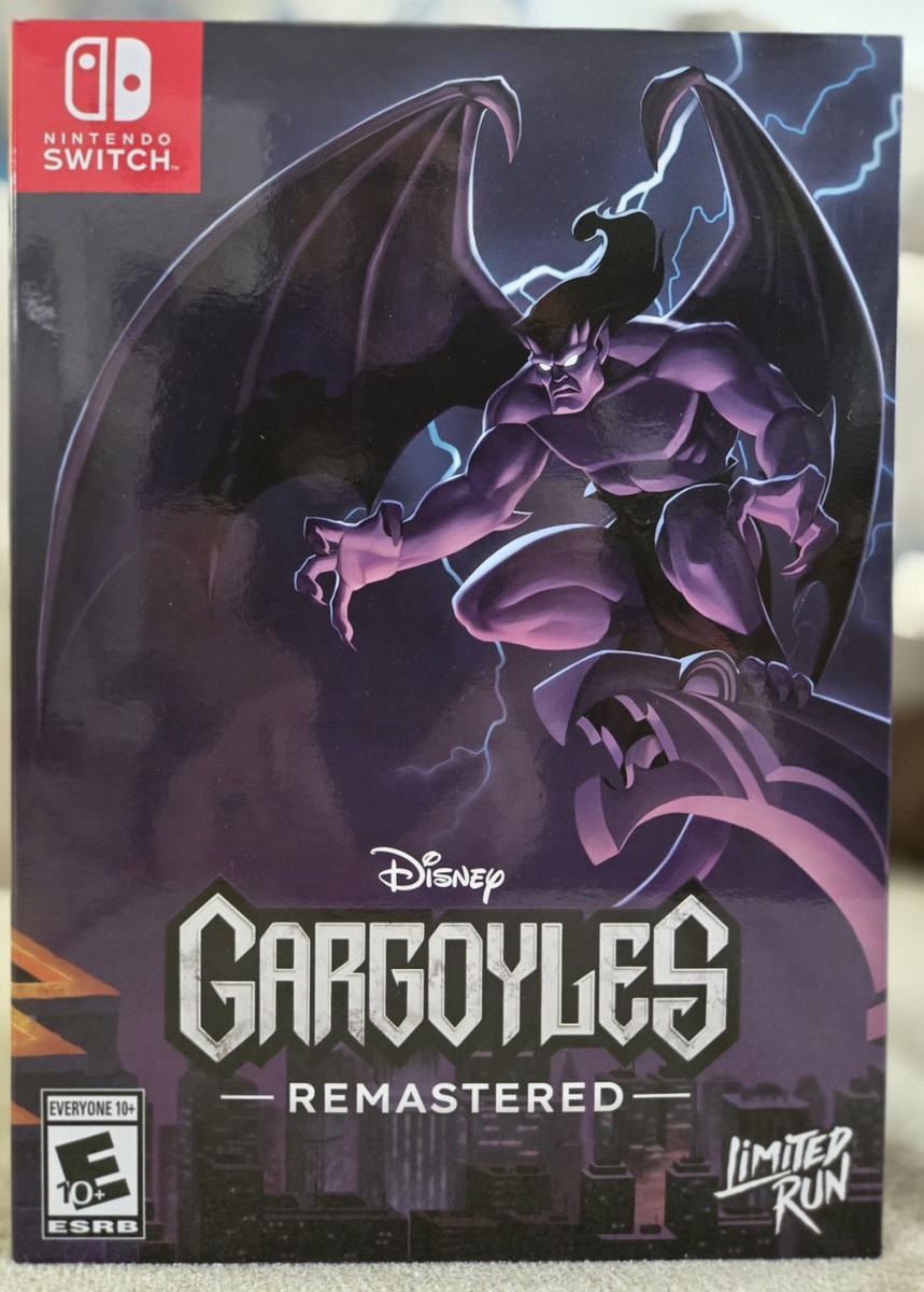 Gargoyles Remastered Collectors Edition Limited Run Video Game