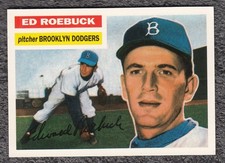 1995 TOPPS BROOKLYN DODGERS ARCHIVES 1956 ED ROEBUCK PACK FRESH MINT