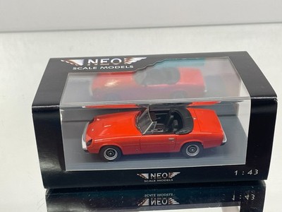 NEO SCALE MODELS 44390 JENSEN HEALEY MKII ROADSTER 1972 -RED 1:43- GOOD IN BOX