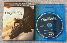 How to Train Your Dragon Live Action 2025 Blu-Ray Disc  Slipcover/Blank Case 