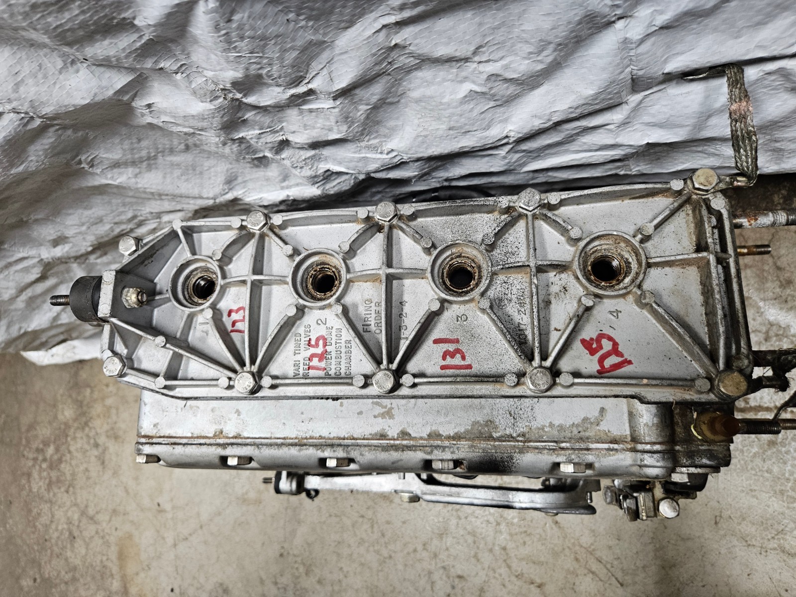 OEM Mercury 50hp Mercury Powerhead 831-3719 Freshwater 125 131 125 123 PSI